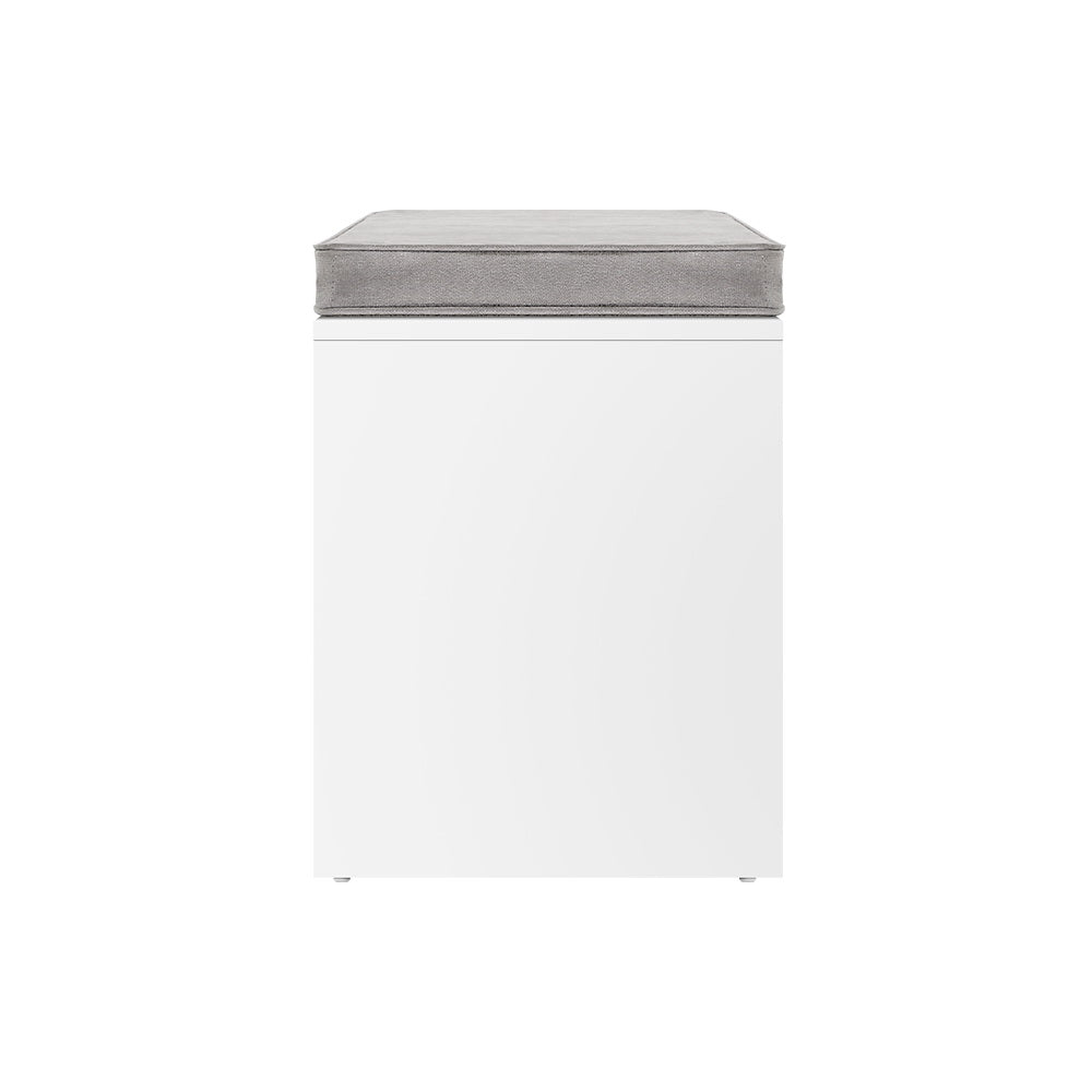 Artiss Shoe Cabinet Bench Shoes Organiser Storage Rack Shelf White Box Seat-Furniture > Living Room - Peroz Australia - Image - 5