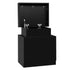 Artiss Bedside Tables 2 Drawers Side Table Storage Nightstand Black Bedroom Wood-Furniture > Bedroom - Peroz Australia - Image - 1