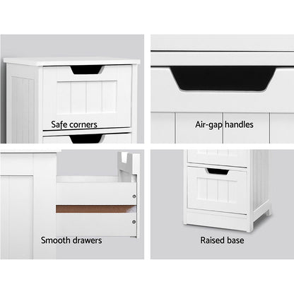 Artiss Storage Cabinet Chest of Drawers Dresser Bedside Table Bathroom Stand-Bedside Tables - Peroz Australia - Image - 7