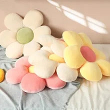 Anyhouz Plush Pillow Green Five Petal Flower Shape Stuffed Soft Pillow Seat Cushion Room Decor 90cm-Pillow-PEROZ Accessories