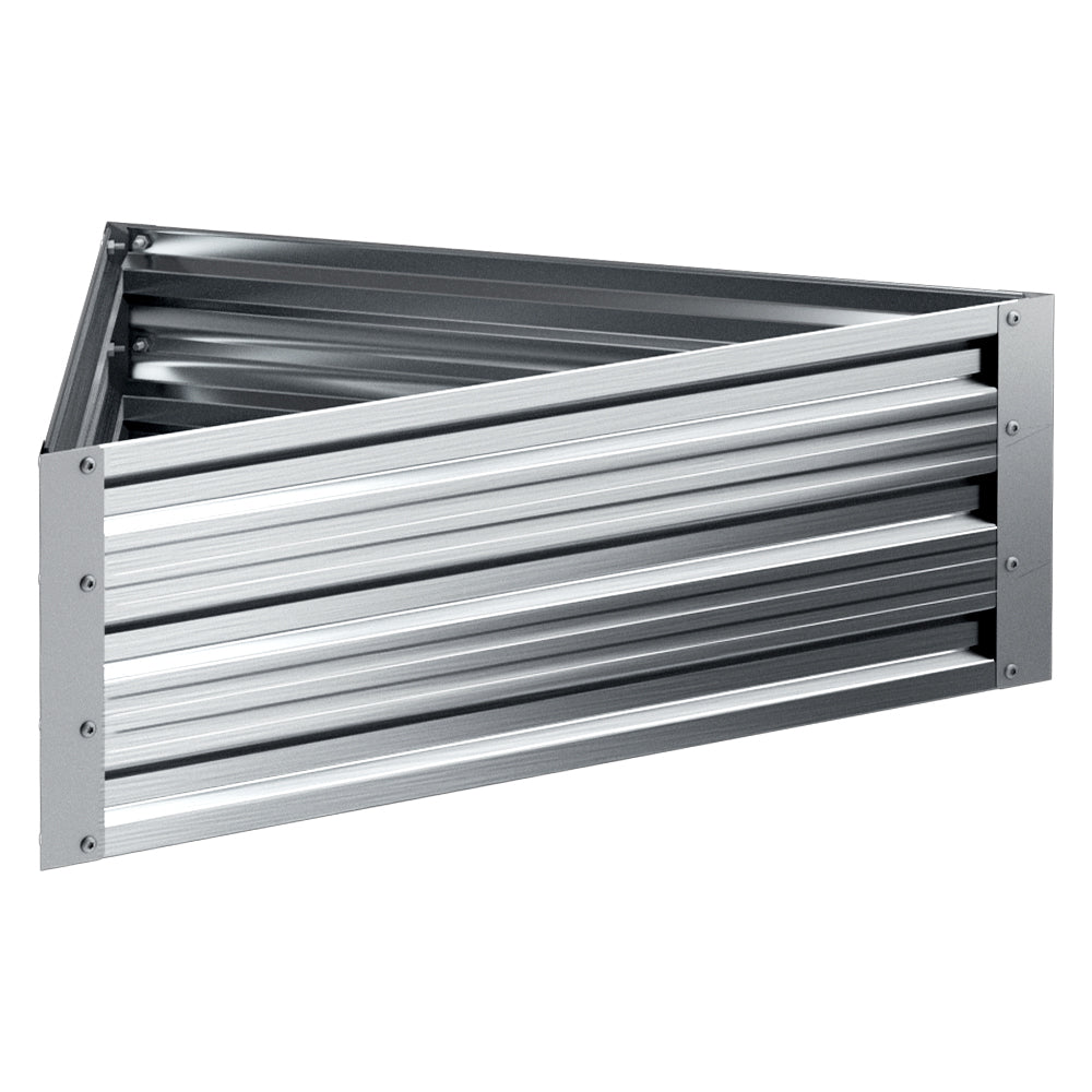 Greenfingers Garden Bed Galvanised Steel Raised Planter Vegetable 86x86x30cm-Home & Garden > Garden Beds-PEROZ Accessories