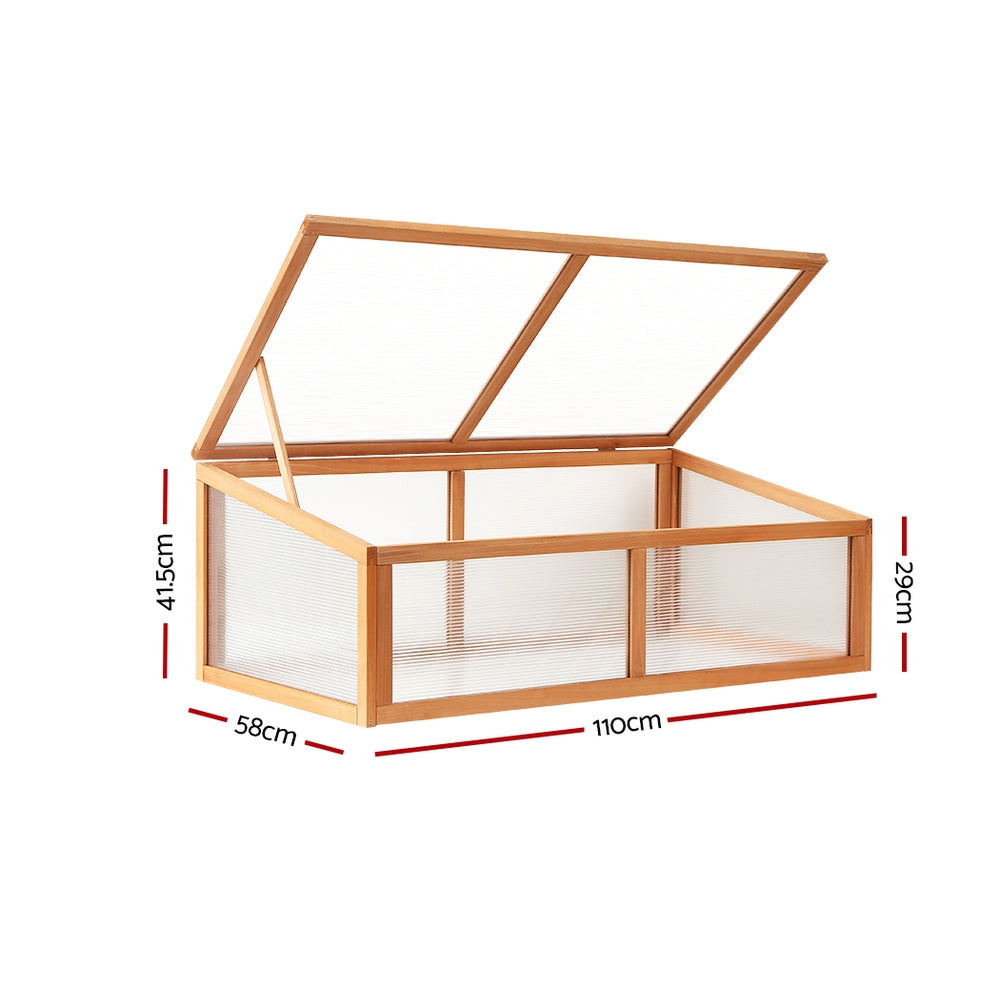 Greenfingers Garden Bed Raised Wooden Planter Box Vegetables 110x58x41.5cm-Home & Garden > Garden Beds-PEROZ Accessories