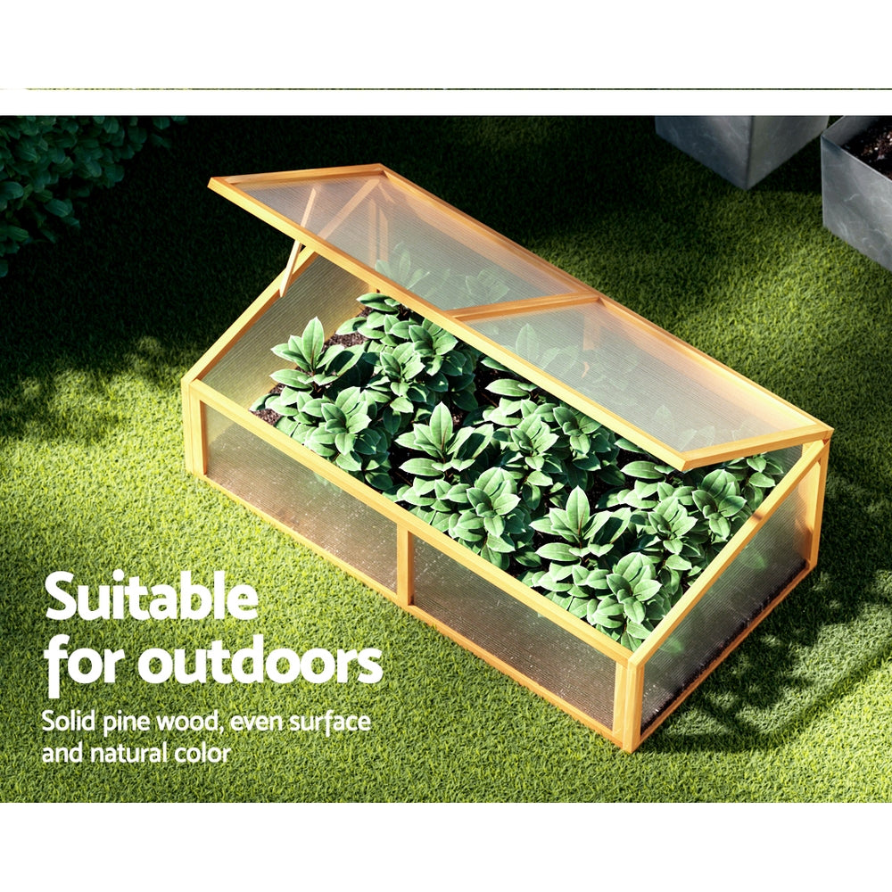 Greenfingers Garden Bed Raised Wooden Planter Box Vegetables 110x58x41.5cm-Home & Garden > Garden Beds-PEROZ Accessories