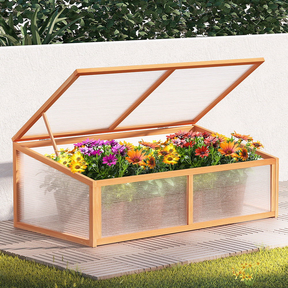 Greenfingers Garden Bed Raised Wooden Planter Box Vegetables 110x58x41.5cm-Home & Garden > Garden Beds-PEROZ Accessories