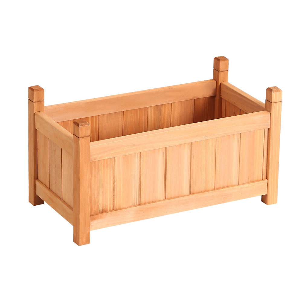 Greenfingers Garden Bed Raised Wooden Planter Box Vegetables 60x30x33cm-Home & Garden > Garden Beds-PEROZ Accessories