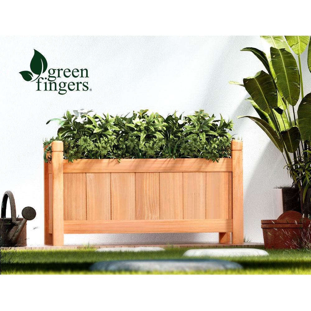 Greenfingers Garden Bed Raised Wooden Planter Box Vegetables 60x30x33cm-Home & Garden > Garden Beds-PEROZ Accessories