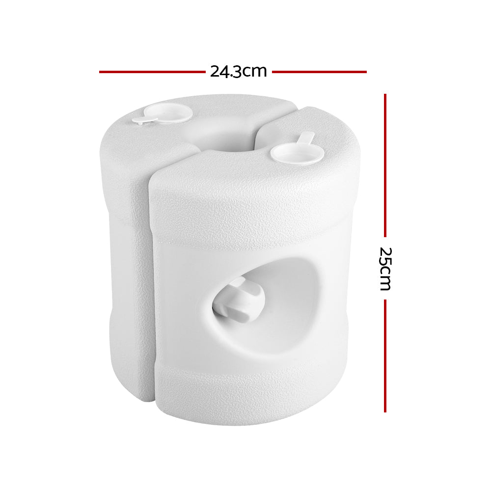 Instahut Gazebo Pop Up Marquee Outdoor Base Pod Kit Wedding Tent Canopy Leg-Home & Garden > Shading-PEROZ Accessories