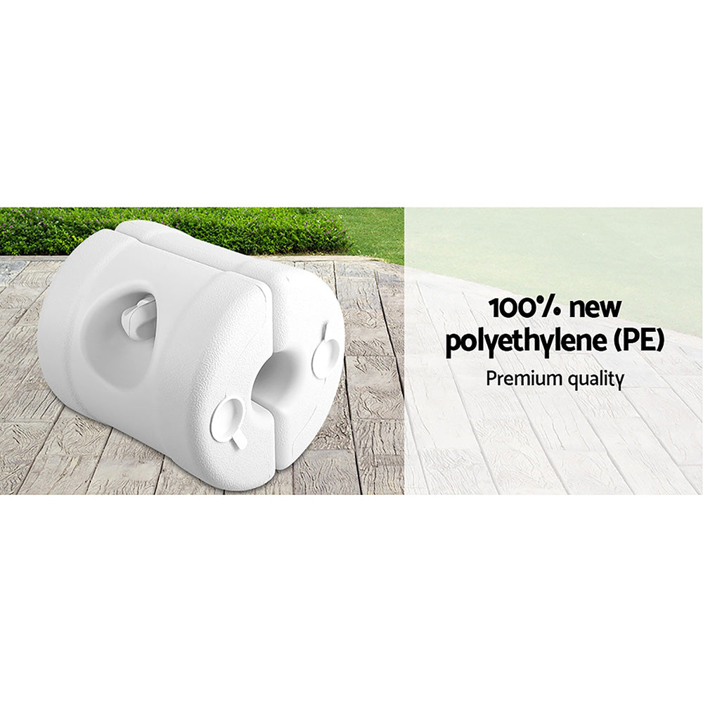 Instahut Gazebo Pop Up Marquee Outdoor Base Pod Kit Wedding Tent Canopy Leg-Home & Garden > Shading-PEROZ Accessories