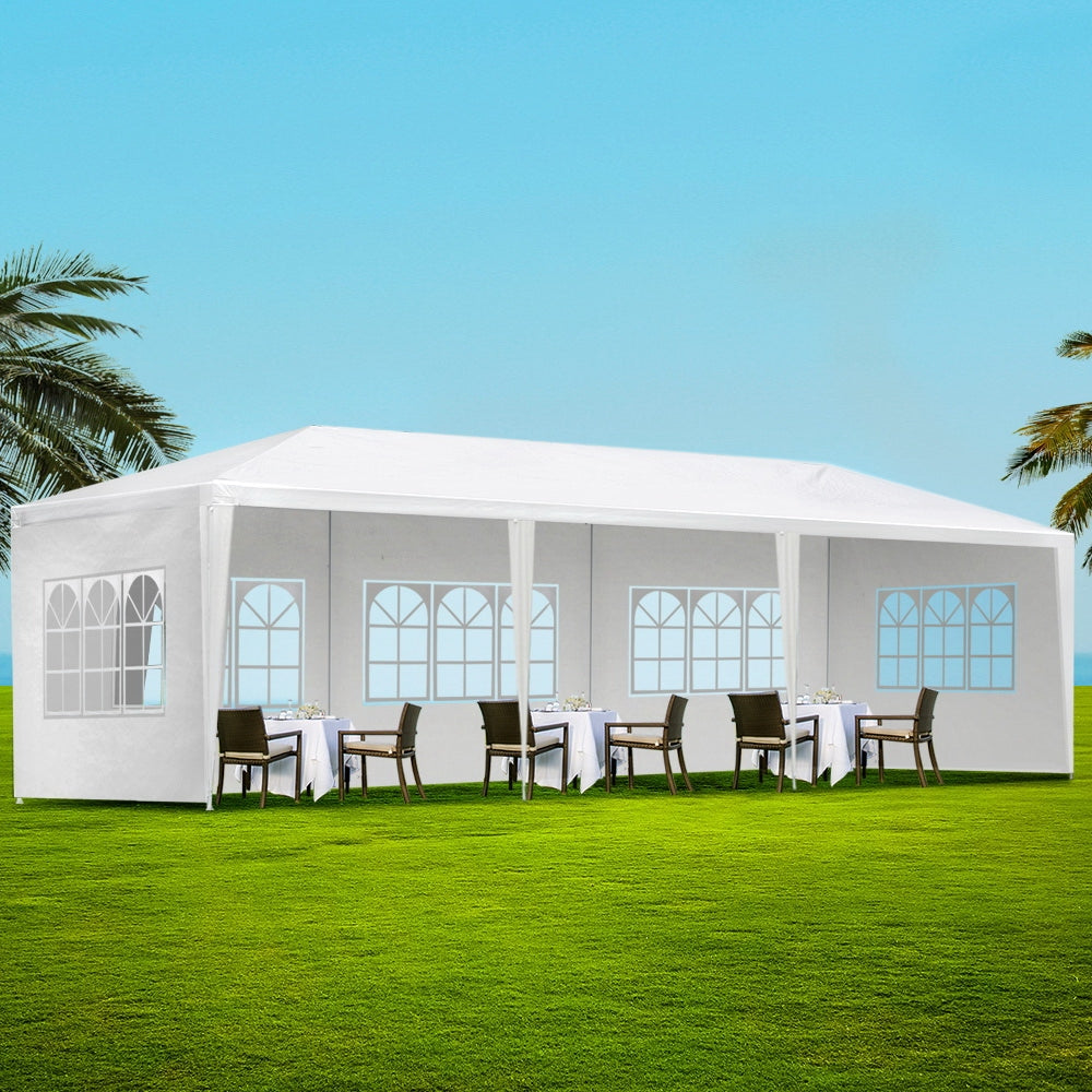 Instahut Gazebo 3x9 Outdoor Marquee Party Wedding Outdoor Tent Canopy Camping-Home & Garden > Shading-PEROZ Accessories