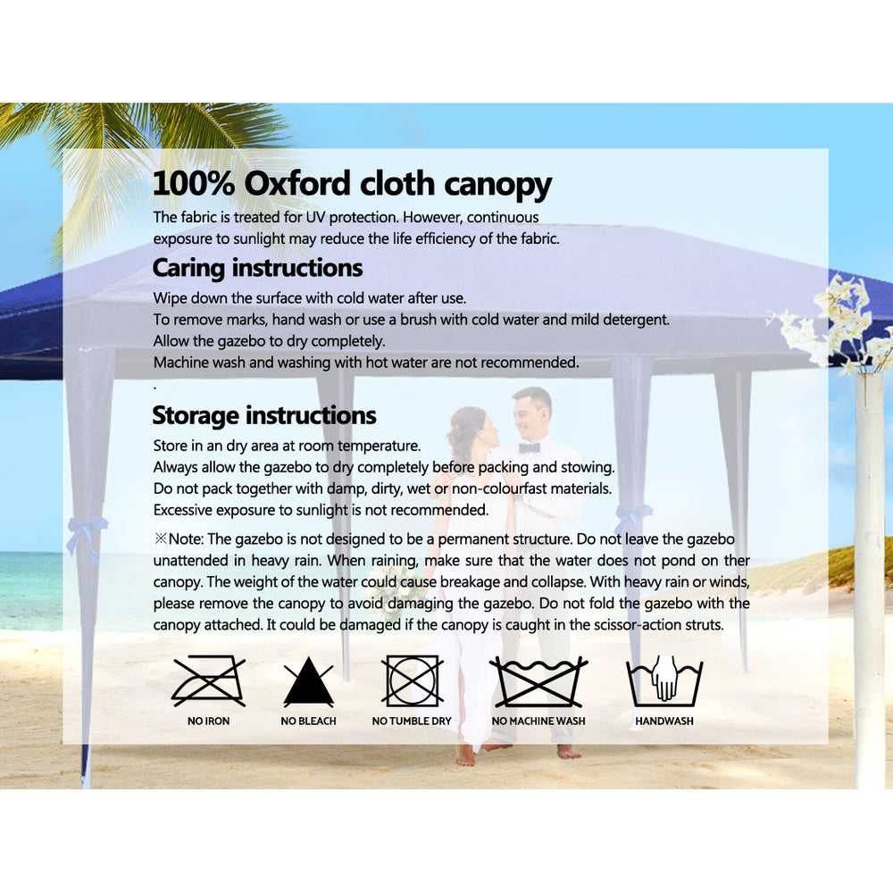 Instahut Gazebo 3x9 Outdoor Marquee Wedding Gazebos Tent Canopy Camping Tent BU-Home & Garden > Shading-PEROZ Accessories
