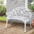 Gardeon Victorian Garden Bench White-Benches-PEROZ Accessories