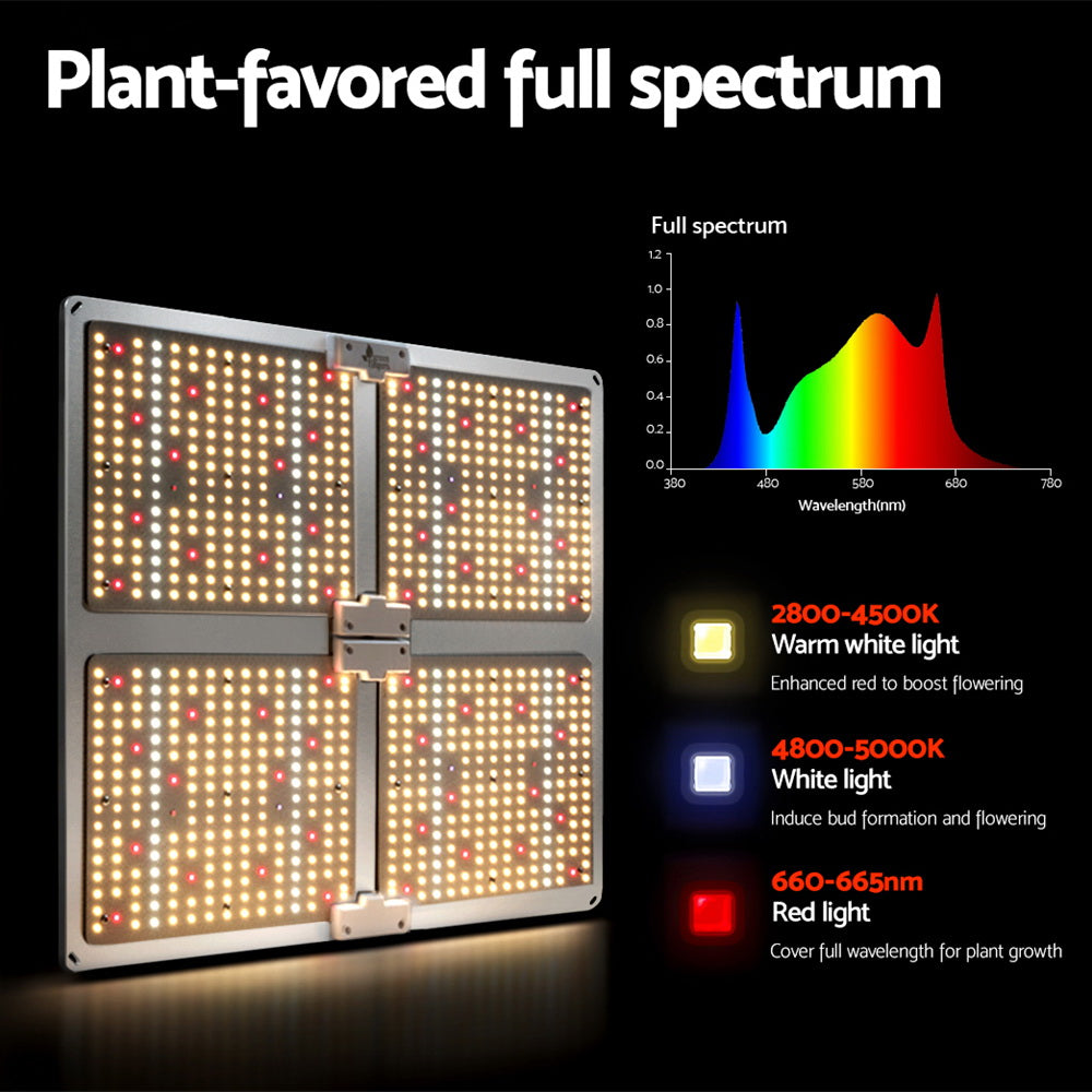 Greenfingers Max 4500W LED Grow Light Full Spectrum Indoor Veg Flower All Stage-Home & Garden > Green Houses-PEROZ Accessories