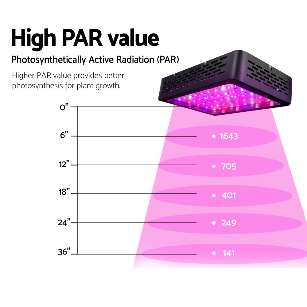 Greenfingers 600W LED Grow Light Full Spectrum-Home & Garden > Lighting-PEROZ Accessories
