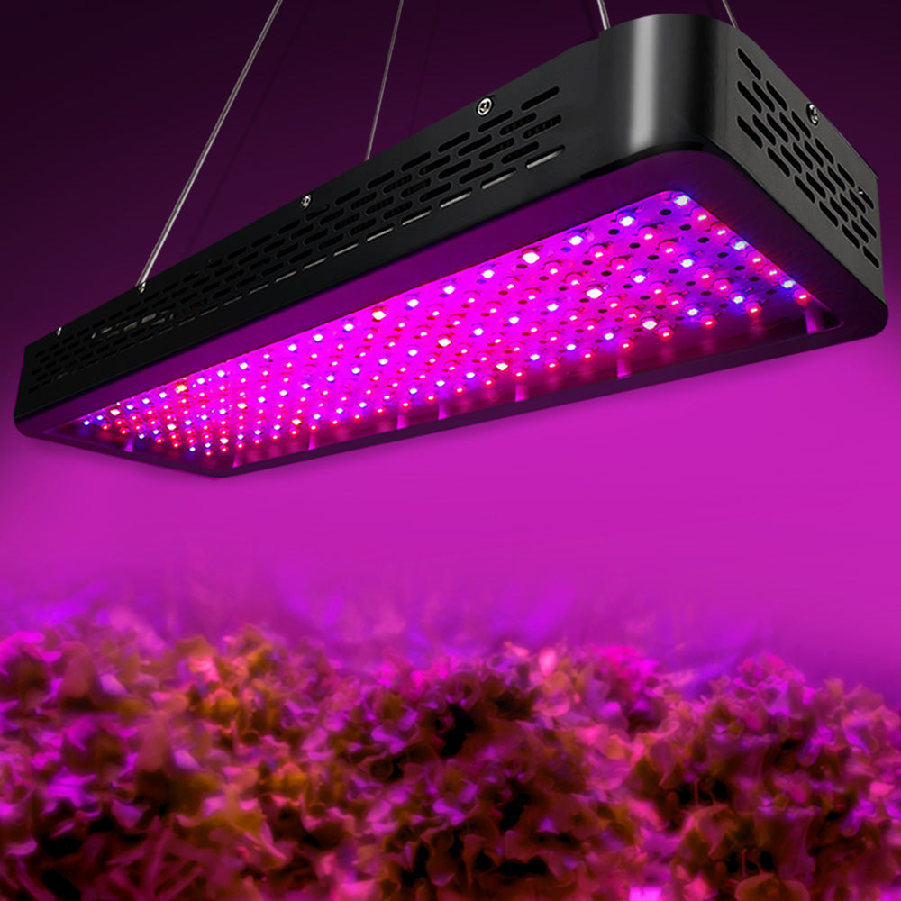 Greenfingers Set of 2 LED Grow Light Kit Hydroponic System 2000W Full Spectrum Indoor-Home & Garden > Green Houses-PEROZ Accessories
