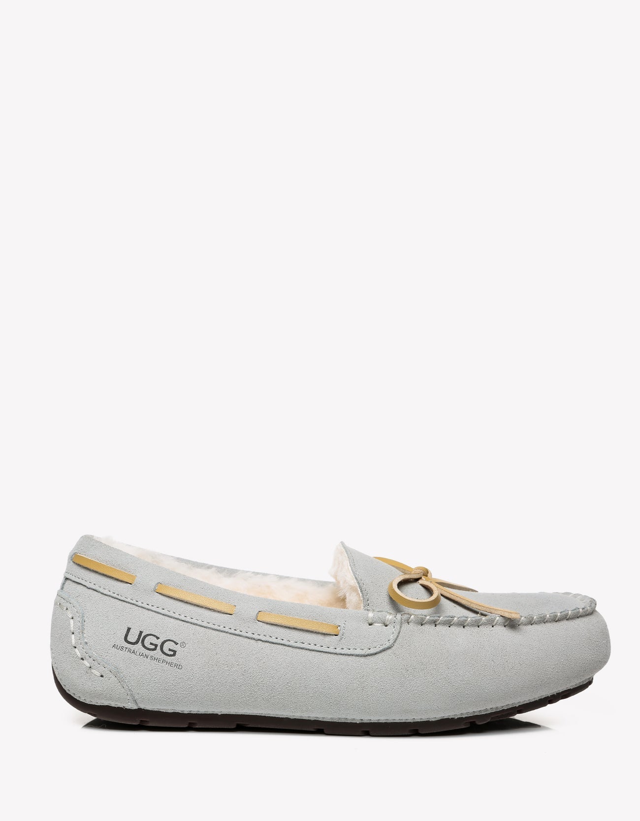 Australian Shepherd Joey Moccasin UGG Women Casual Flats-Loafers & Moccasins-PEROZ Accessories