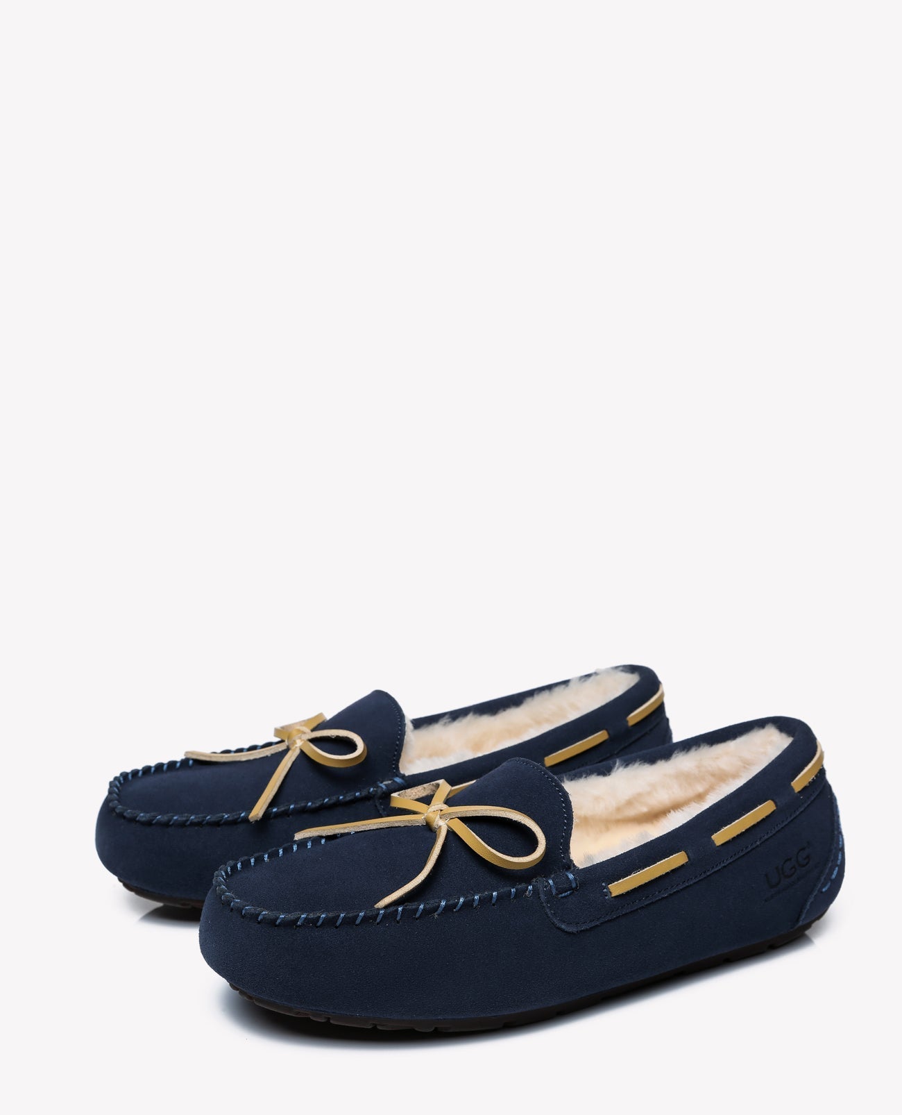Australian Shepherd Joey Moccasin UGG Women Casual Flats-Loafers & Moccasins-PEROZ Accessories