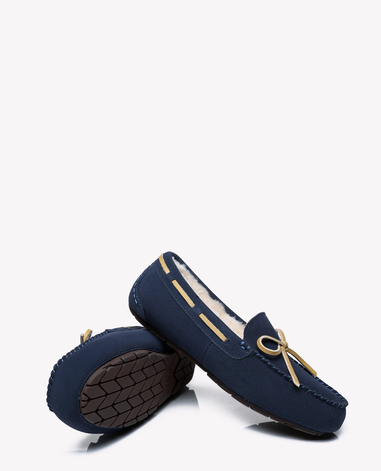 Australian Shepherd Joey Moccasin UGG Women Casual Flats-Loafers & Moccasins-PEROZ Accessories