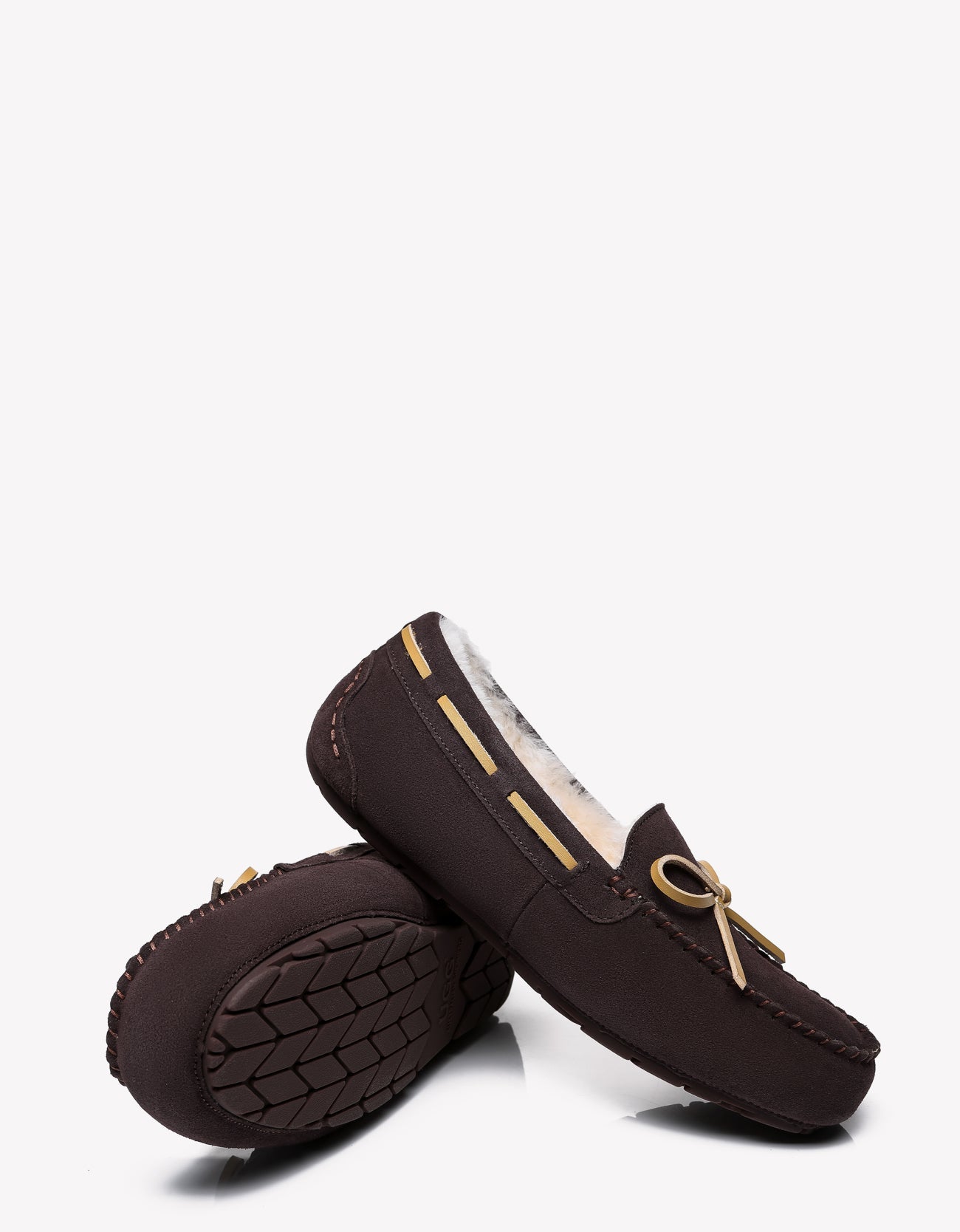 Australian Shepherd Joey Moccasin UGG Women Casual Flats-Loafers & Moccasins-PEROZ Accessories