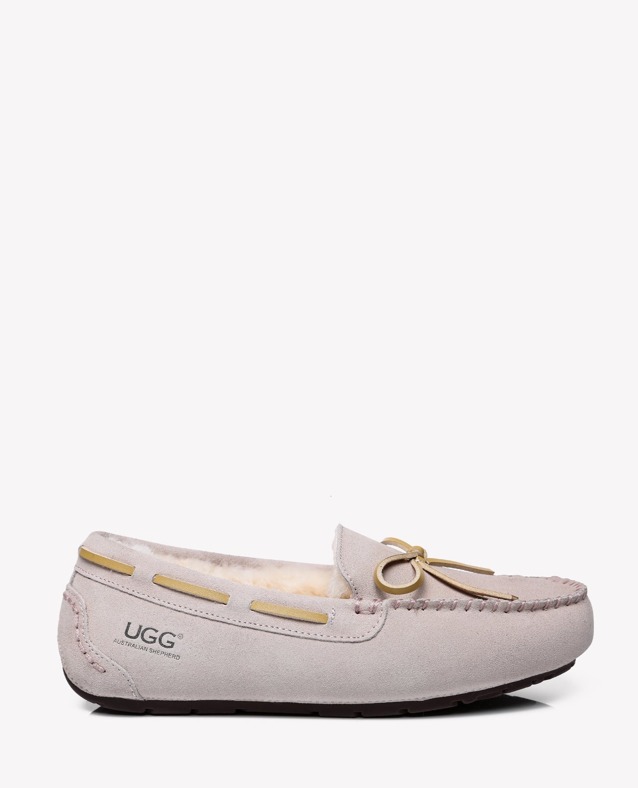 Australian Shepherd Joey Moccasin UGG Women Casual Flats-Loafers & Moccasins-PEROZ Accessories