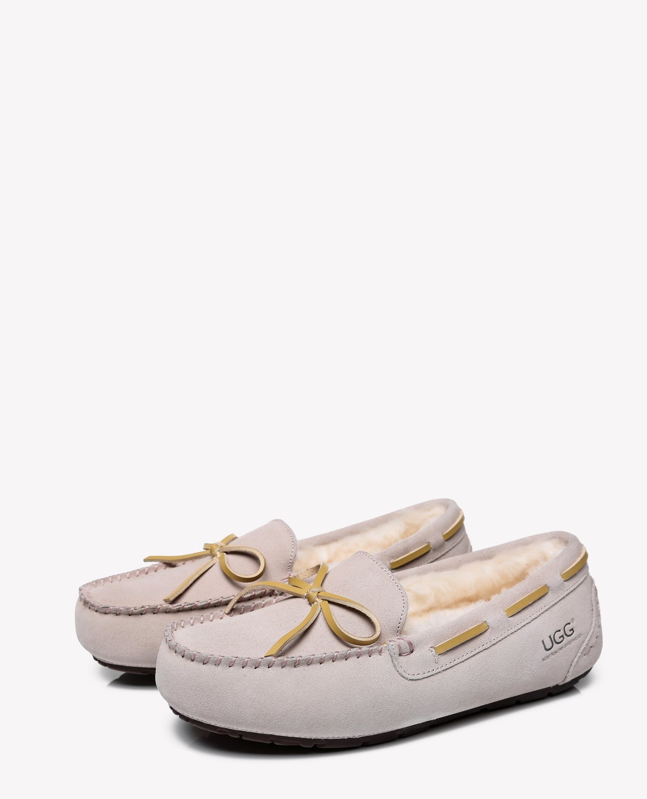 Australian Shepherd Joey Moccasin UGG Women Casual Flats-Loafers & Moccasins-PEROZ Accessories