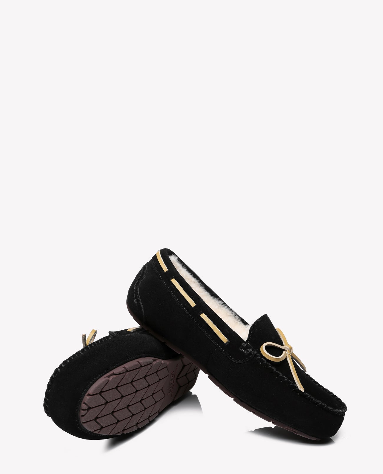 Australian Shepherd Joey Moccasin UGG Women Casual Flats-Loafers & Moccasins-PEROZ Accessories