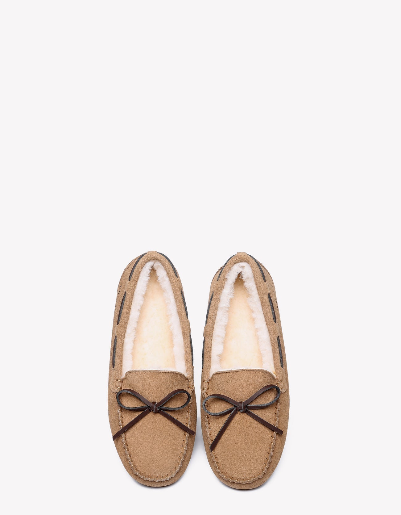 Australian Shepherd Joey Moccasin UGG Women Casual Flats-Loafers & Moccasins-PEROZ Accessories