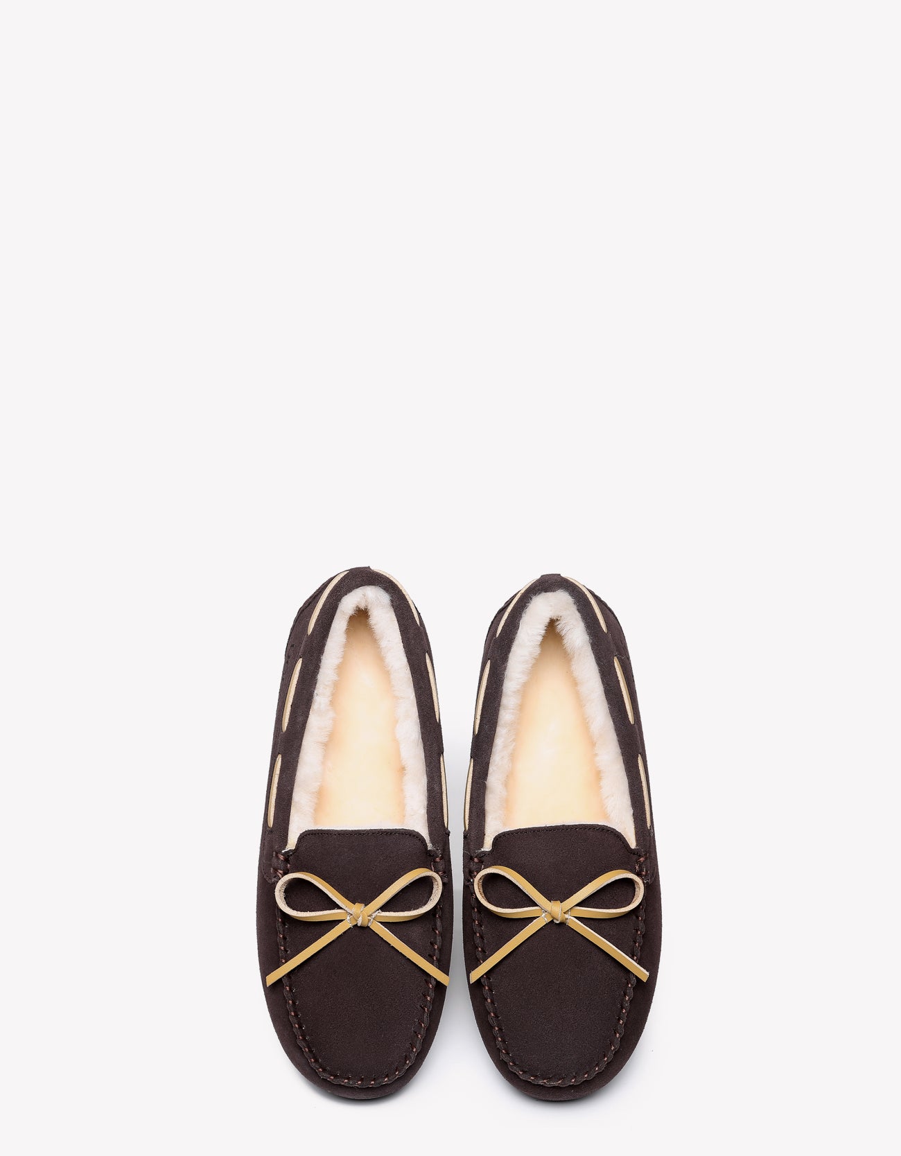 Australian Shepherd Joey Moccasin UGG Women Casual Flats-Loafers & Moccasins-PEROZ Accessories