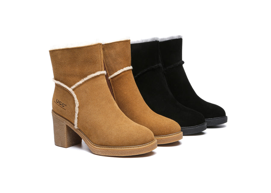 Australian Shepherd AS UGG Women Heels Betta-Boots-PEROZ Accessories