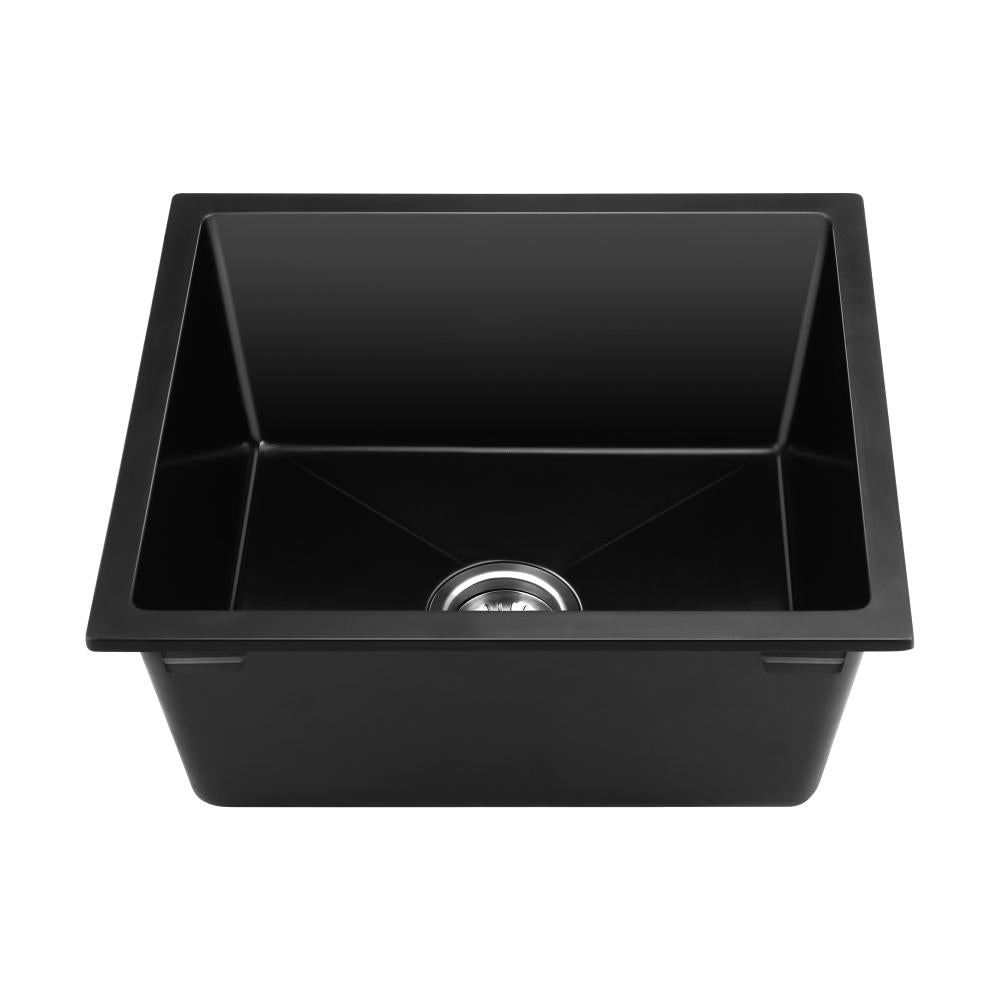 Welba Kitchen Sink Basin Stone Sink Bathroom Laundry Single Bowl 460mmx410mm