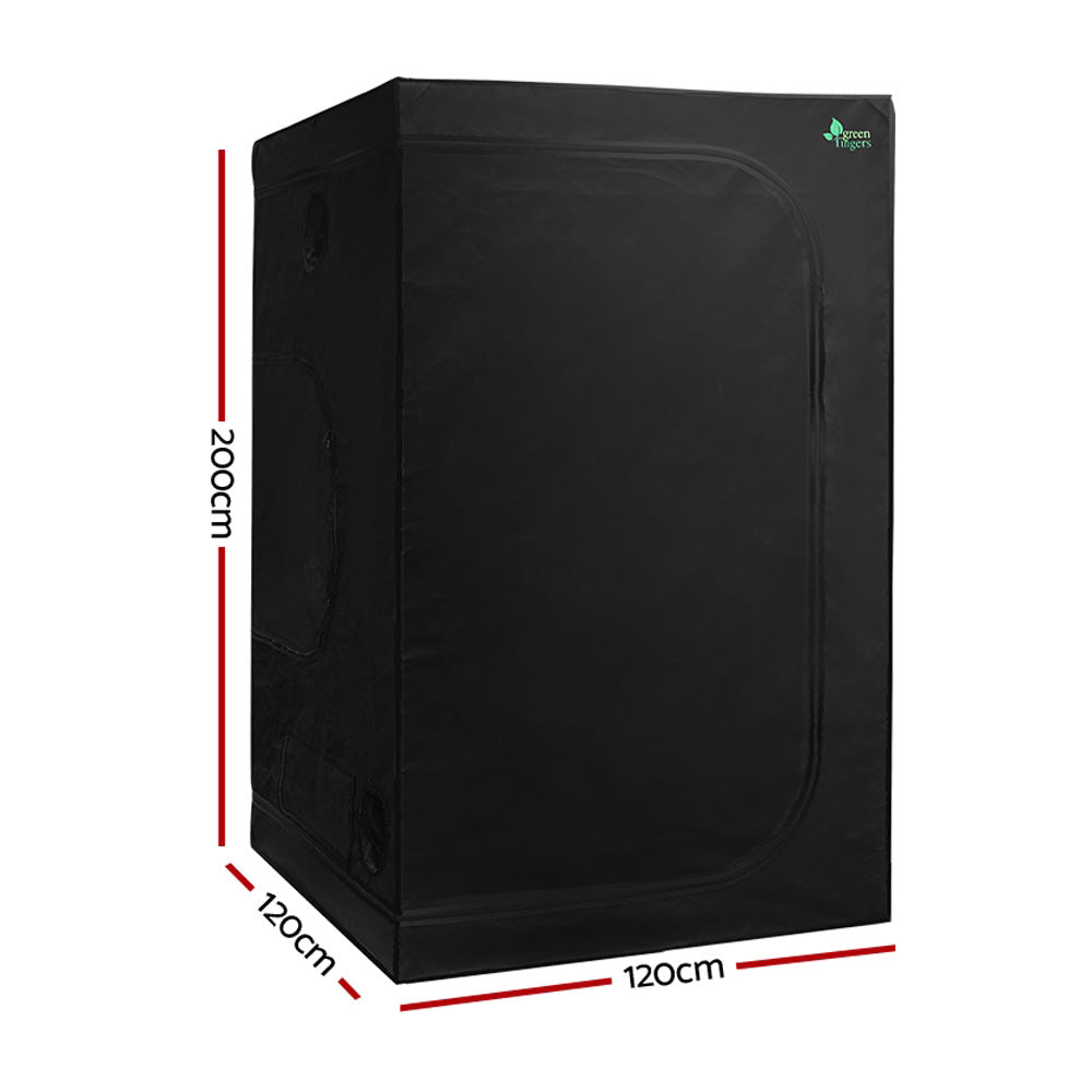 Greenfingers Hydroponics Indor Grow Tent Kits Reflective 1.2X1.2X2M 600D Oxford-Home & Garden > Green Houses-PEROZ Accessories