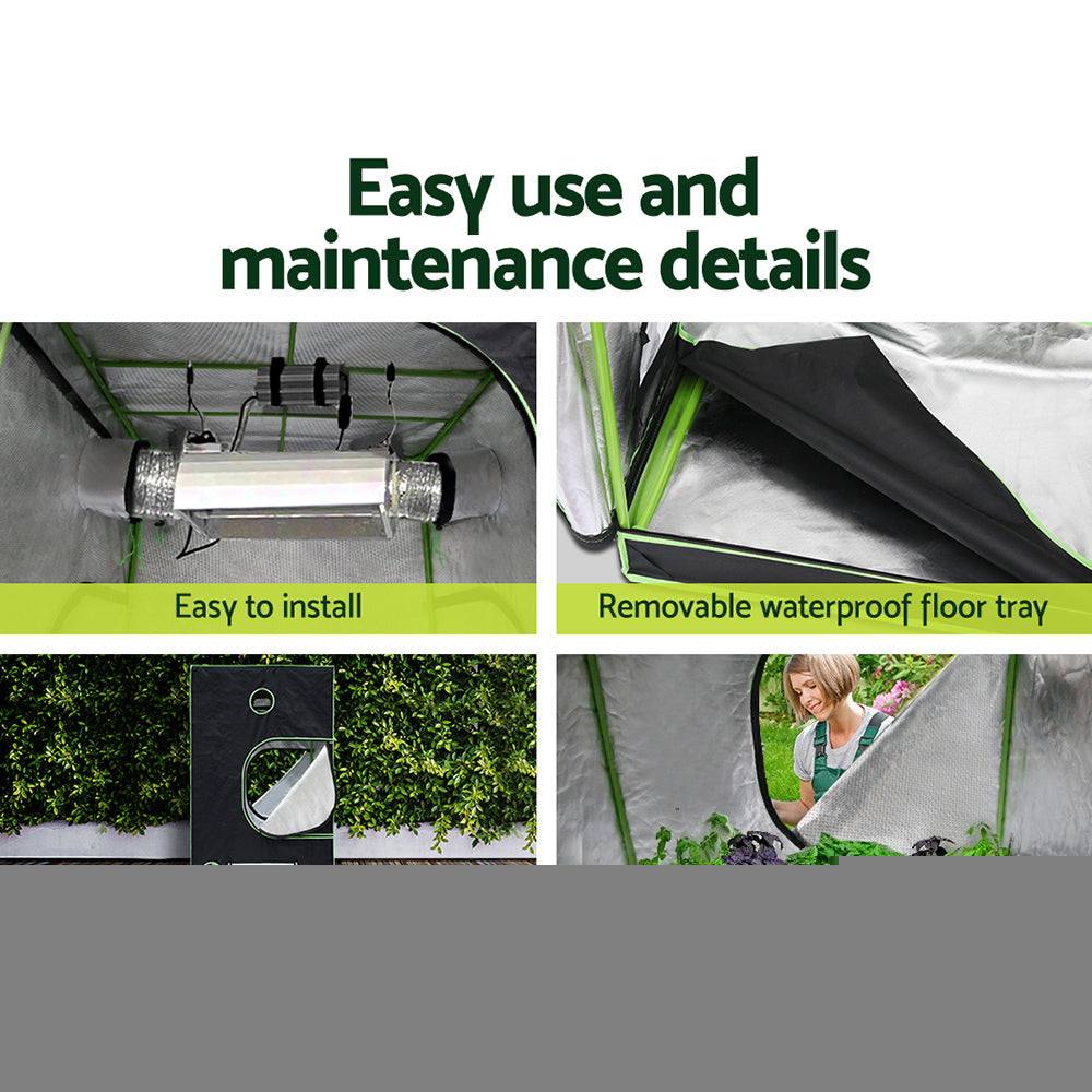 Greenfingers Grow Tent 4500W LED Grow Light Hydroponics Kits System 1.2x1.2x2M-Home & Garden > Green Houses-PEROZ Accessories