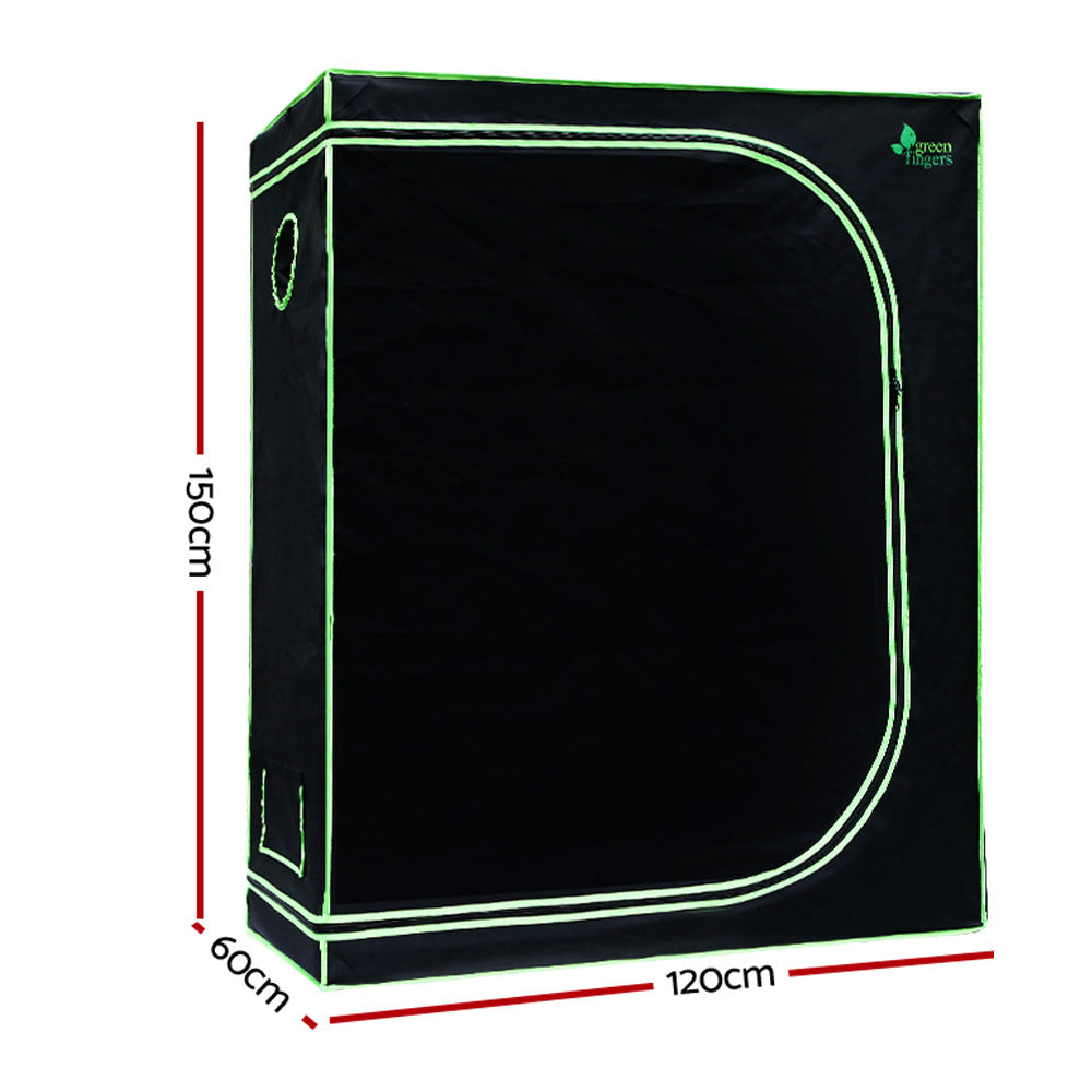 Greenfingers Grow Tent 120 x 60 x 150cm Hydroponics Indoor Kit Grow System-Home & Garden > Green Houses-PEROZ Accessories
