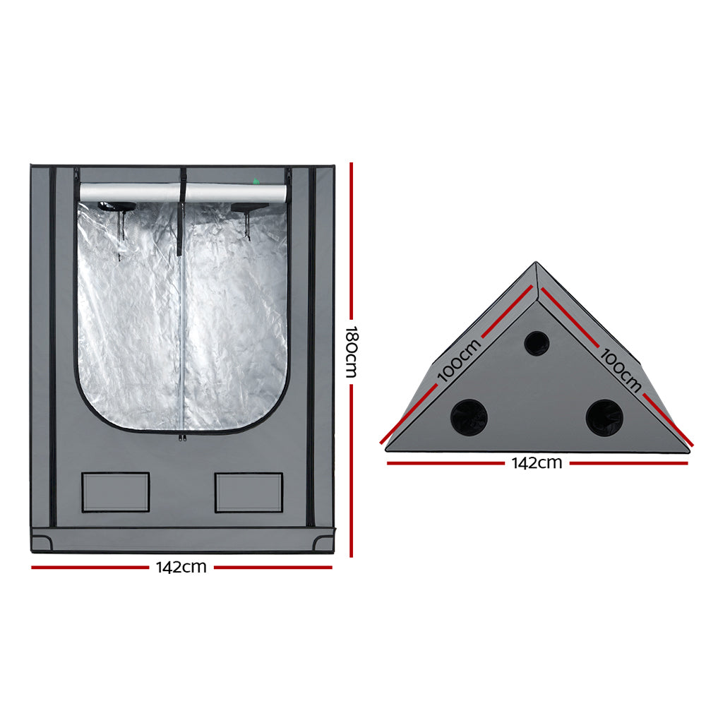 Greenfingers Grow Tent Kits Hydroponics Kit Indoor Grow System 142X100X180CM-Home & Garden > Green Houses-PEROZ Accessories
