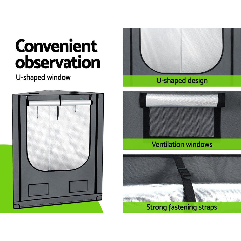 Greenfingers Grow Tent Kits Hydroponics Kit Indoor Grow System 142X100X180CM-Home & Garden > Green Houses-PEROZ Accessories