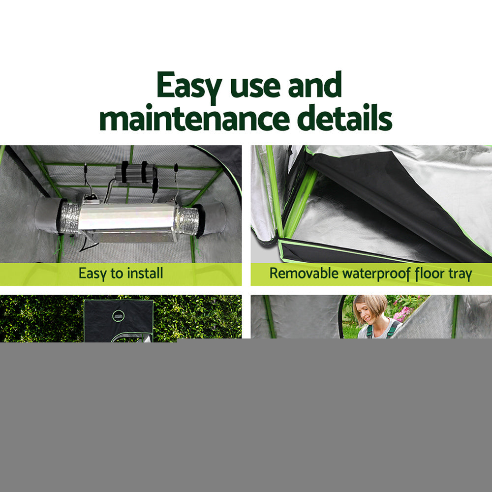 Greenfingers Grow Tent 2200W LED Grow Light Hydroponic Kits System 1.5x1.5x2M-Home & Garden > Green Houses-PEROZ Accessories
