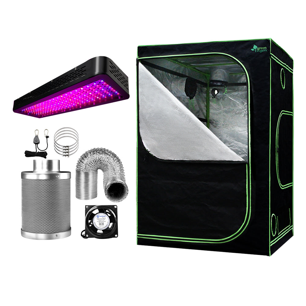 Greenfingers Grow Tent 2000W LED Grow Light 150X150X200cm Mylar 4" Ventilation-Home & Garden > Green Houses-PEROZ Accessories