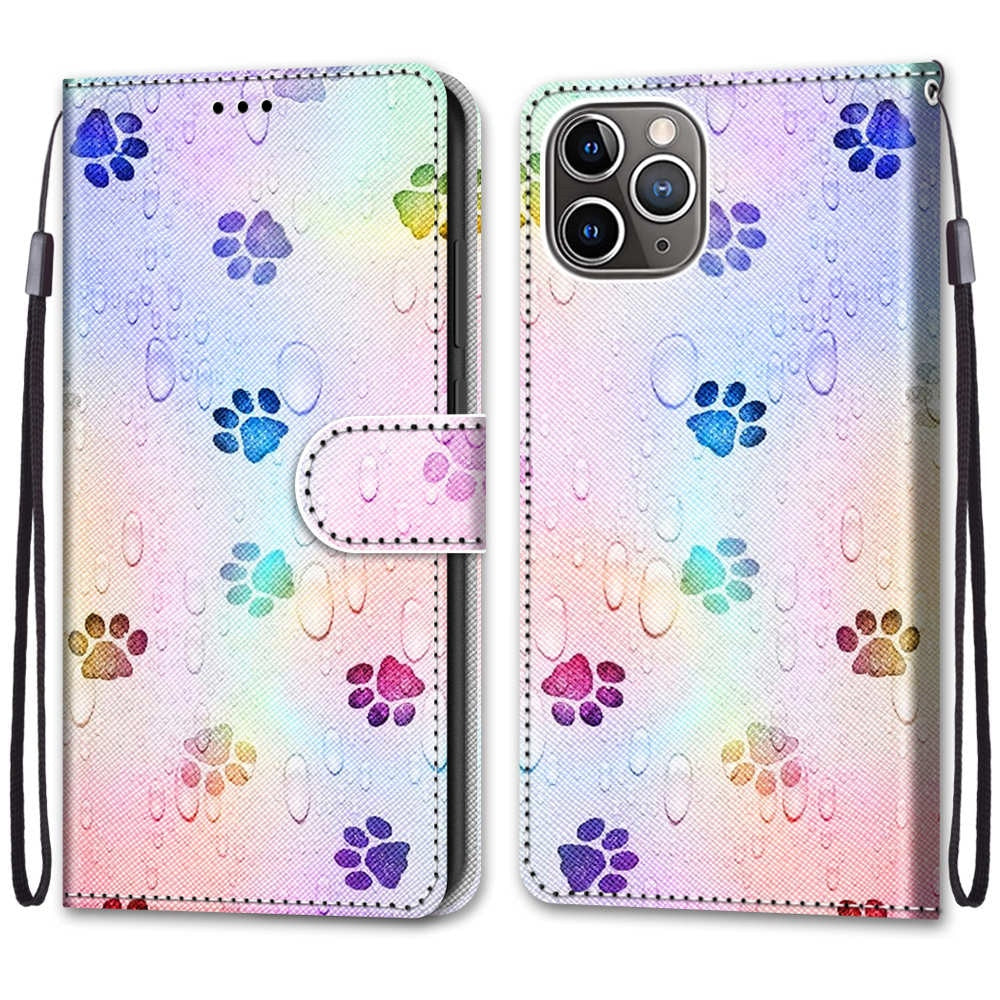 Anymob iPhone Case Fashion Magnetic Flip Cool Cat Painting Leather Cover-Mobile Phone Cases-PEROZ Accessories