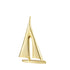 Anyhouz 20cm Gold Sailing Ship Metal Crafts Tabletop Home Decor Modern Art Living Room Display House Decorative Crafts Metal Ornaments-Ornaments-PEROZ Accessories