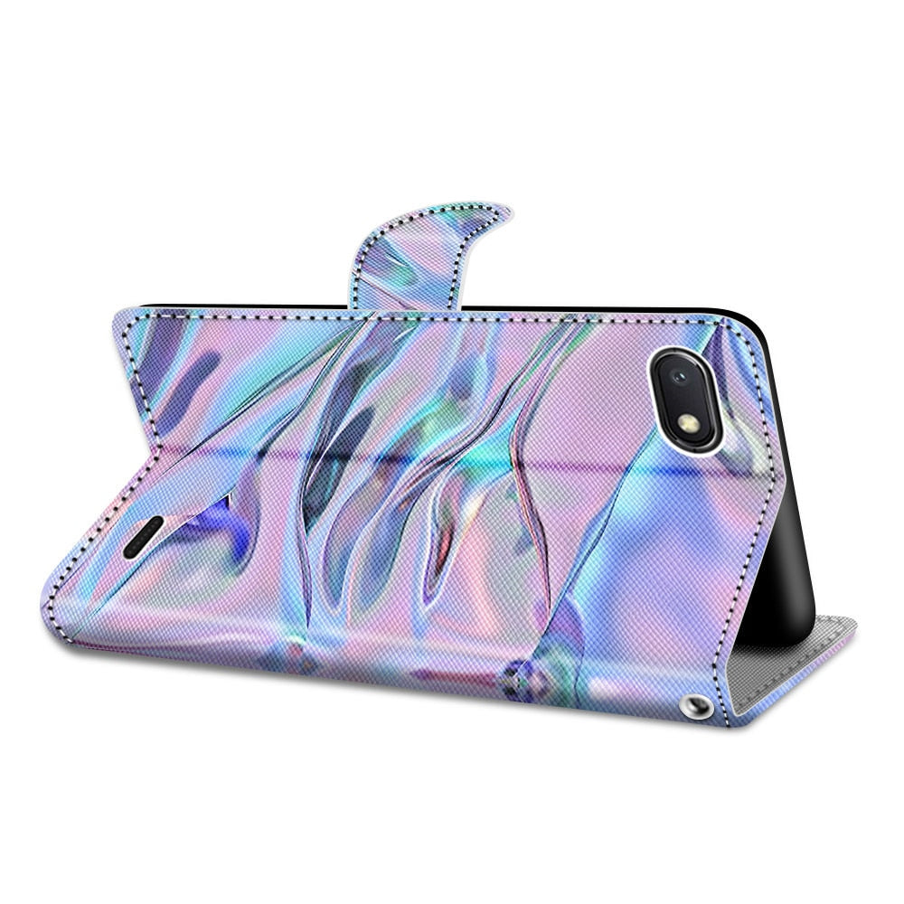 Anymob iPhone Case Pink And White Flip Leather Wallet Animal Painting Phone Book Style Cover-Mobile Phone Cases-PEROZ Accessories