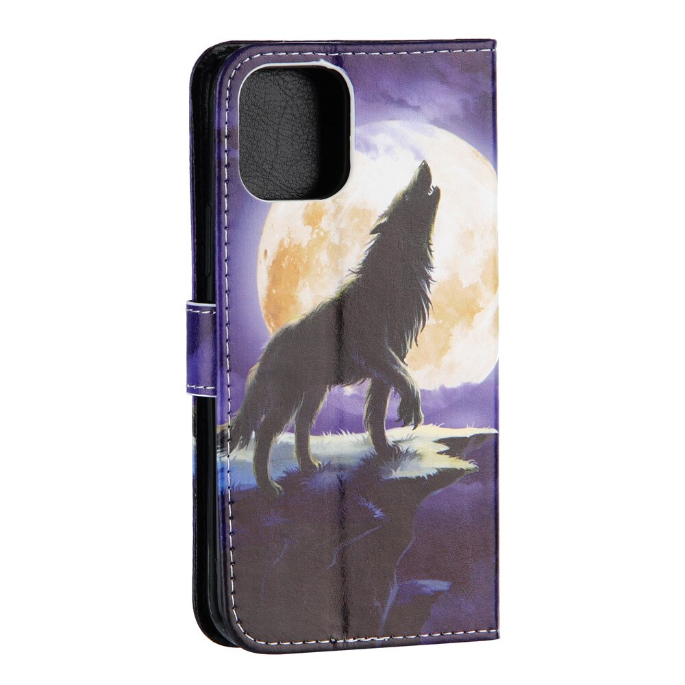 Anymob iPhone Case Multicolor Flip Painted Wallet Leather Cover-Mobile Phone Cases-PEROZ Accessories