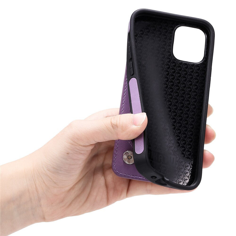 Anymob iPhone Red 3D Butterfly Flip Leather Case Mini Wallet Book Cover-Mobile Phone Cases-PEROZ Accessories