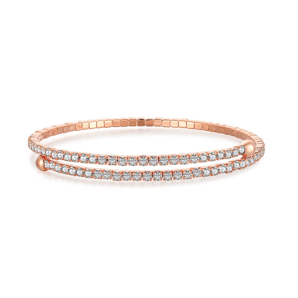 Anyco Bracelet Mujeres Pulseras heart Charm Pink Bracelets Bangles For Women 925 Sterling Silver Bracelet-Bracelets-PEROZ Accessories
