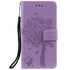 Anymob Huawei Phone Case Purple Tree Print Flip Leather Wallet Phone Cover-PEROZ Accessories