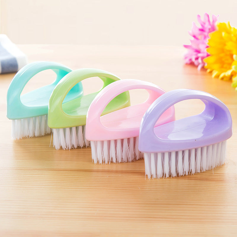Anyhouz Laundry Brush Purple Multi-Functional Cleaning Washing Flexible Scrub for Bathroom or Kitchen-Bathroom and Toilet Accessories-PEROZ Accessories