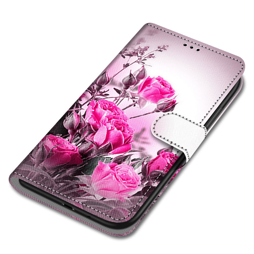 Anymob iPhone Case Multicolor Book Leather Flip Fashion Painted Wallet Phone Bags-Mobile Phone Cases-PEROZ Accessories