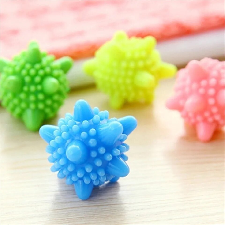 Anyhouz Magic Laundry Ball Random Color Sponge Reusable Pet Hair Lint Fiber Catcher Remover Tool For Washing Machine-Bathroom and Toilet Accessories-PEROZ Accessories