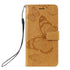 Anymob Huawei Phone Case Brown Butterfly Flip Leather Wallet Phone Cover-PEROZ Accessories