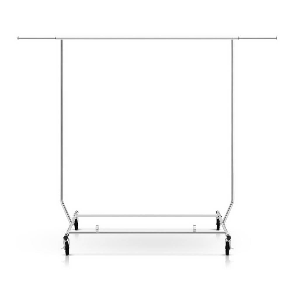 Artiss Clothes Coat Rack Stand Portable Garment Hanging Rail Airer Adjustable-Furniture > Bedroom - Peroz Australia - Image - 4
