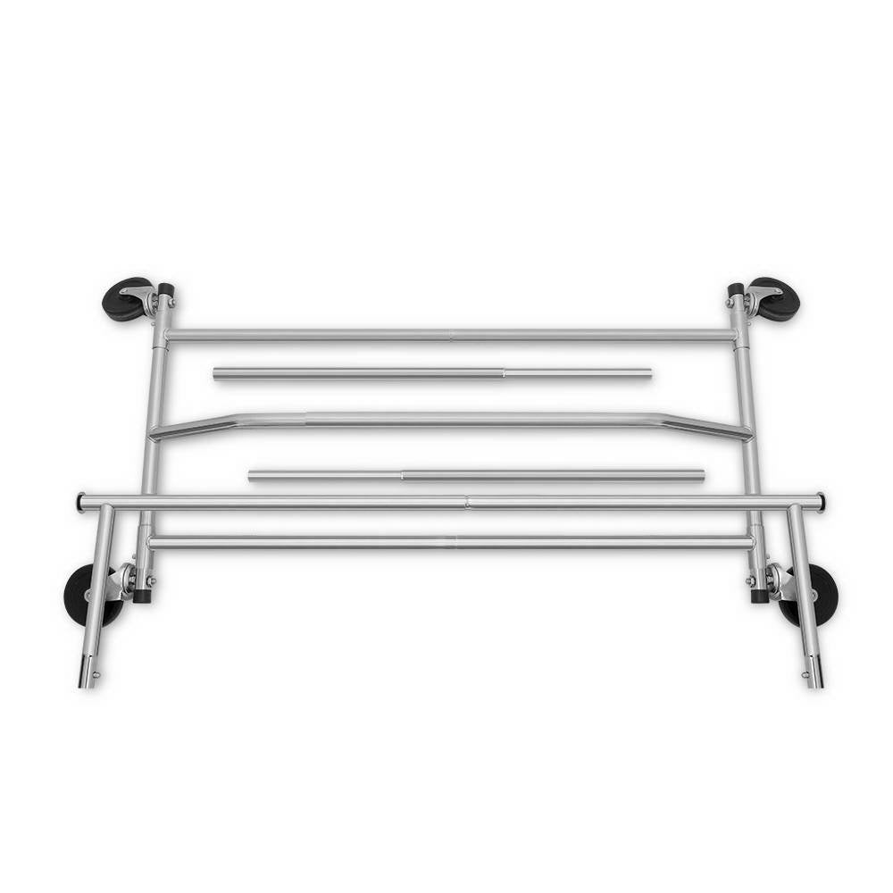 Artiss Clothes Coat Rack Stand Portable Garment Hanging Rail Airer Adjustable-Furniture > Bedroom - Peroz Australia - Image - 7