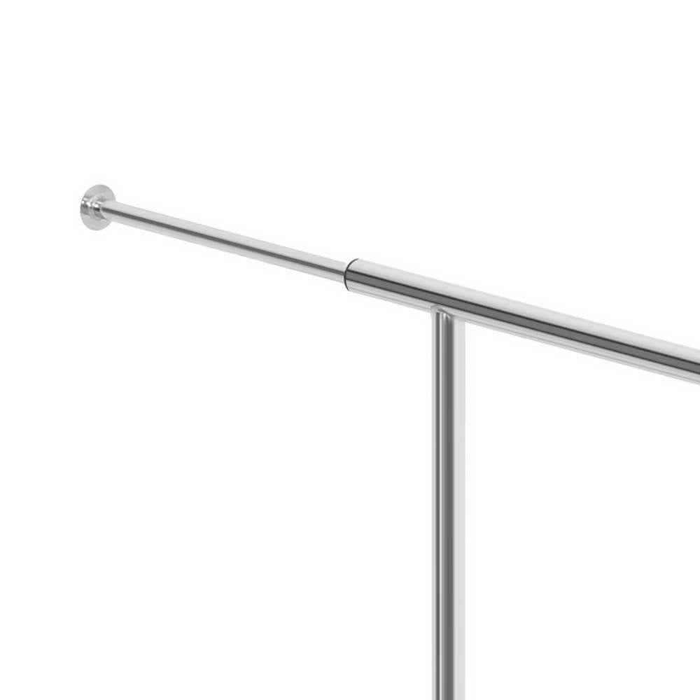 Artiss 6FT Double Rail Clothes Rack Coat Stand Adjustable Garment Rolling Hanger-Furniture > Bedroom - Peroz Australia - Image - 6